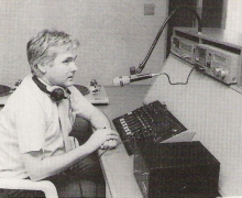 A.J. Beirens in de studio (1988)